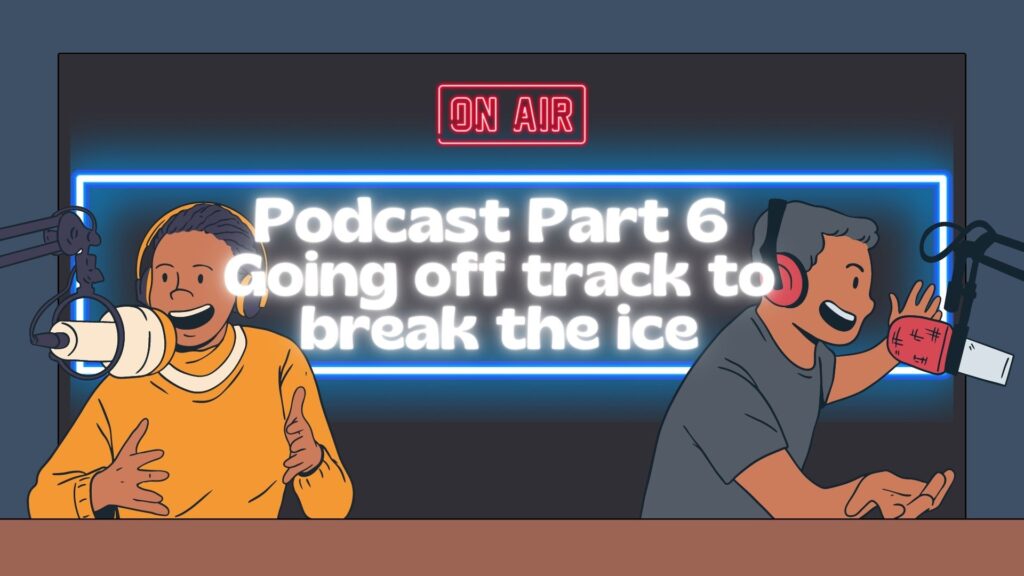 Going off track to break the ice